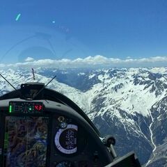 Flugwegposition um 12:22:36: Aufgenommen in der Nähe von Gemeinde St. Anton am Arlberg, 6580 St. Anton am Arlberg, Österreich in 3187 Meter